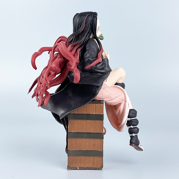 Demon Slayer: Kimetsu no Yaiba figurer af Tanjiro og Nezuko, computerkabinet modelpynt fødselsdagsgaver