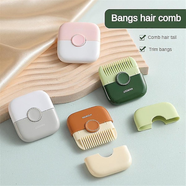 2 i 1 Baby Hårklipp og Hårkam Trim Bangs og Ødelagte Hår Bangs Trimmer Manuell Bærbar Barneklipper