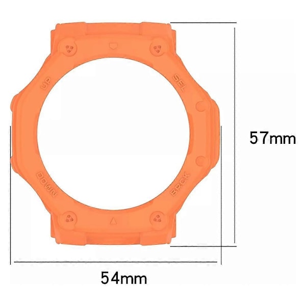 Skal för Amazfit T-Rex 3, Reptåligt TPU Militärt Robust Skyddsskal