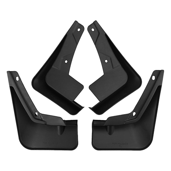Bil Mud Flaps for 2019-2023 med Pedal Mudguards Mud Guard Flap Splash Flaps Tilbehør