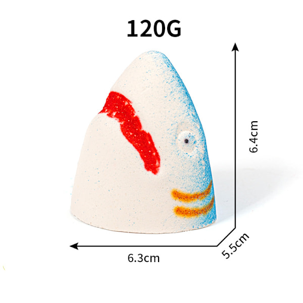 Halloween sjove haj boblebadsaltkugler dyre duft boblebadkugler velegnet til hjem udendørs rejse