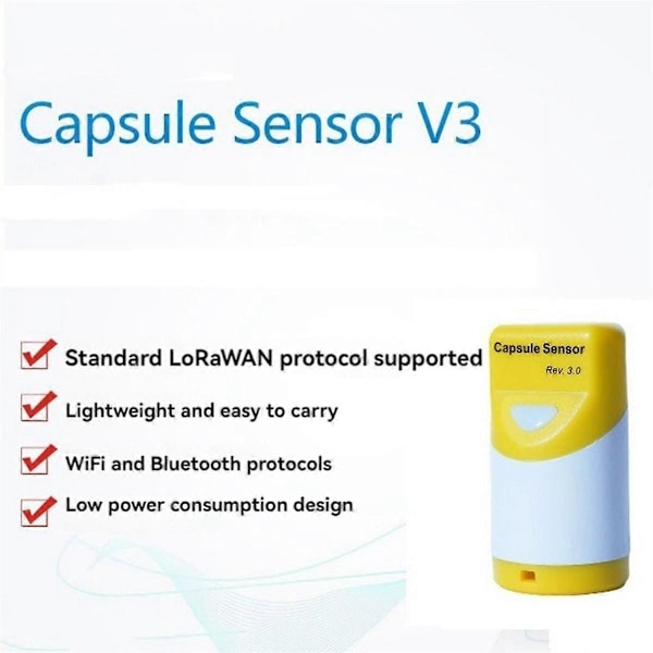 Tre-Akset Accelerationssensor Kapsel Sensor V3 ESP32S3 Udviklingskort WiFi+BT LoRaWAN til 915m