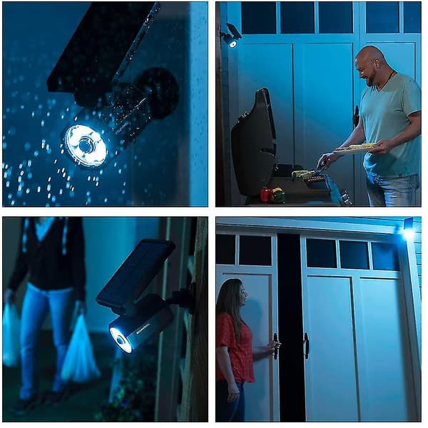 Bioniske Spotlight Solar Utendørslys Med Bevegelsessensor Super Bright