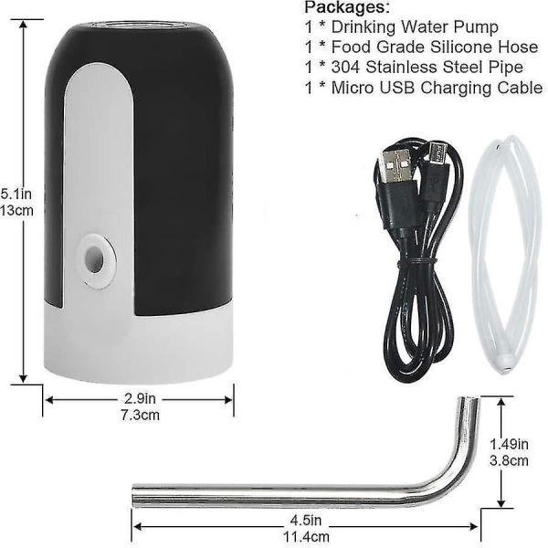Numb Bottle Pump Sähköinen kannettava USB lataus