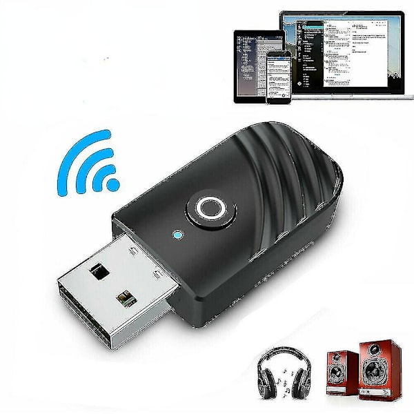 Trådlös USB Bluetooth 5.0 Audio Sändare Mottagare 3 i 1 Adapter För PC TV Bil-mxbc