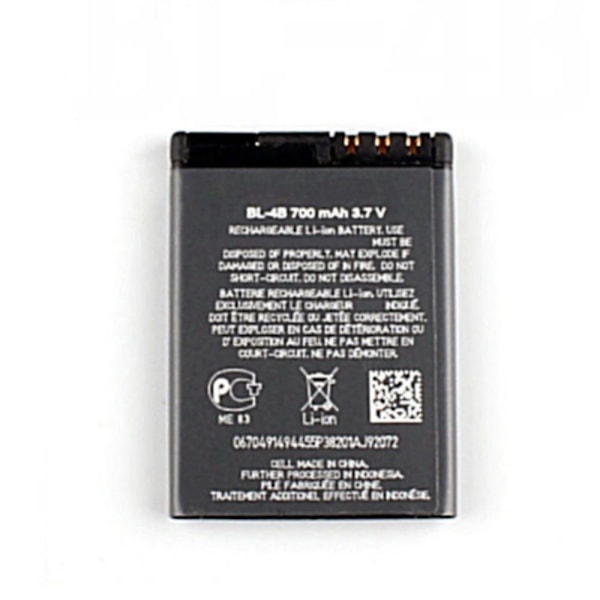 Bl-4b   Battery 700mah Compatible With Nokia 2505 3606 3608 2670 2660 2630 5000 6111 N75 N76 Cellphone Batteri