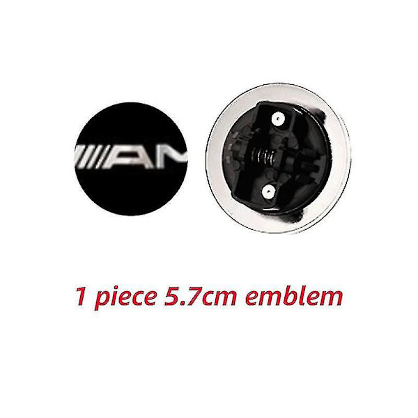 57 mm:n auton etumerkin logo Amg W211 W205 W212 W213 W123 W176 W201 W210 W202 Glc Gla Glb Gle Cla Cls -tarvikkeet