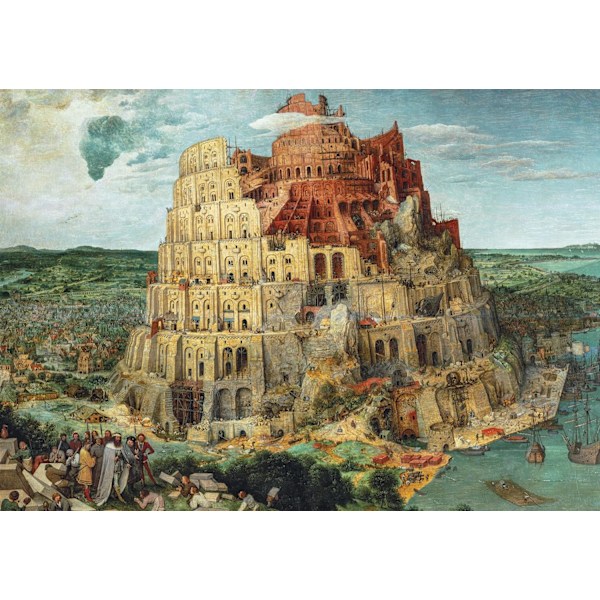 Clementoni 31691 La Torre de Brueguel 1500pcs Bruegel Museum Collection Babel Tower 1500 Brikker, Laget i Italia