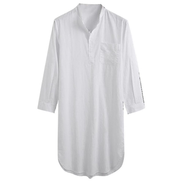 Sleepshirt Cotton Nightshirt For Mens - MXBC