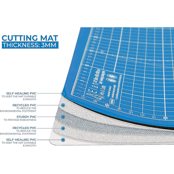 Skjærebrett selvhelbredende skjærebrett, skjæreplate, symatte, selvhelbredende skjærebrett, skjærebrett A3 300*450mm-mxbc