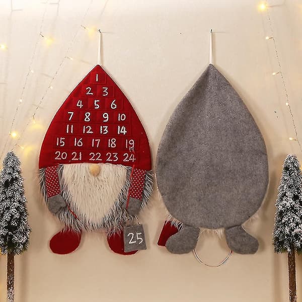 Julekalenderdekorasjoner Kalender Adventsnedtelling