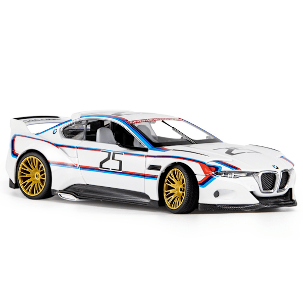 1:24 M4 GT3 Sportsbilmodell i legering, støpt metall, leketøysbil, modellsimulering med lyd og lys, samleobjekt, gave til barn