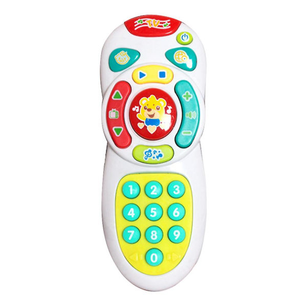 Simuleringstelefon & fjärrkontrollleksaker med musik, smartphoneleksaker för pojke Toddler Baby Rolig födelsedagspresent
