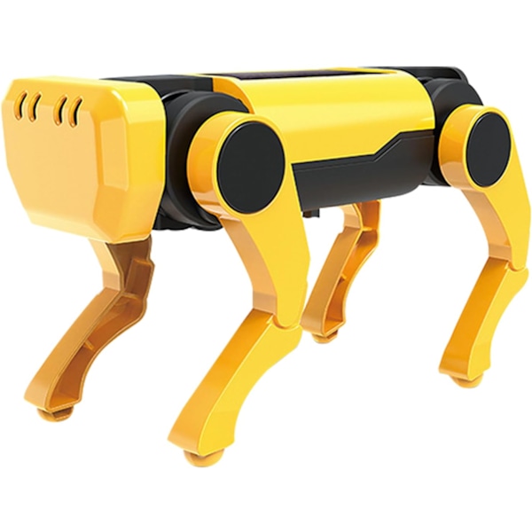 Elektronisk kjæledyr elektrisk robot hund solcelledrevet mekanisk hund leketøy hjemmerobot, barneleke hund mobil solcelledrevet pedagogisk leketøy