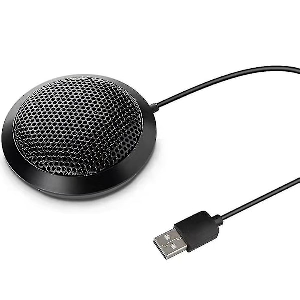 360 Omnidirektionel Kondensatormikrofon Desktop Trådløs Mikrofon Stemmekonferencemikrofon (usb