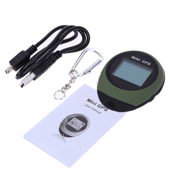 GPS elektronisk navigationskompass handhållen pathfinder locator latitud och longitud koordinater höjd utomhus