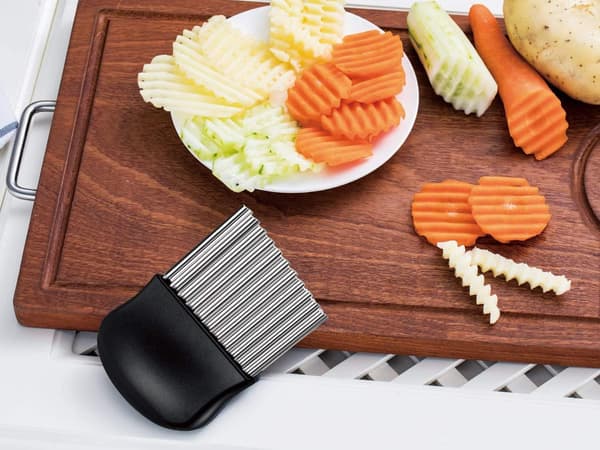 Bølgekutter i rustfritt stål, for pommes frites, for poteter