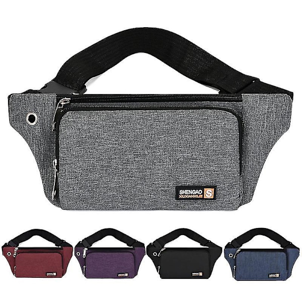 Midjevesker Oxford Fritid Farge Skulder Crossbody Brystvesker Håndvesker All-match Messenger Beltevesker Fanny Pack Pouch Bum Bags