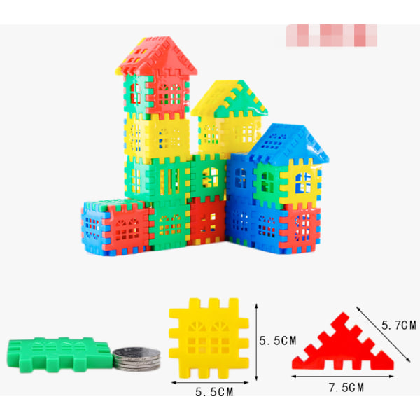 Interlocking Building Blocks Toys for Kids - Toddlers Building Bl