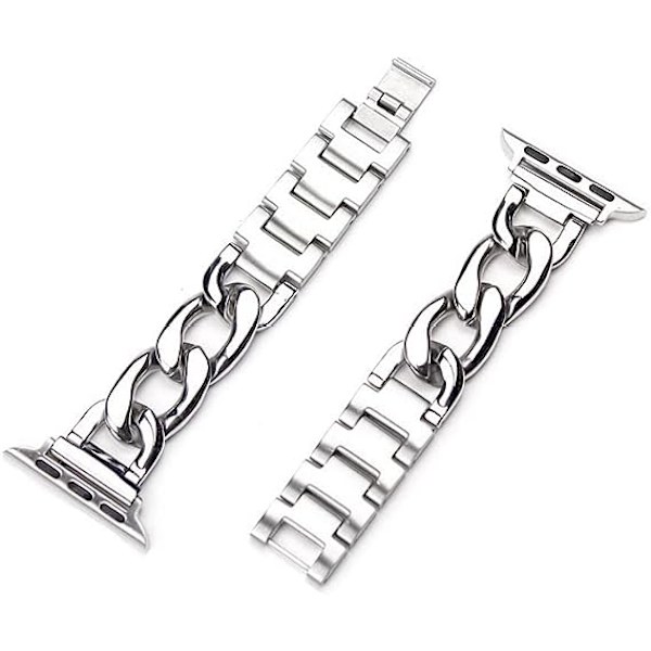 38/40mm Cool Women Chain Metal Smartwatch Bands Kompatibel med Ap