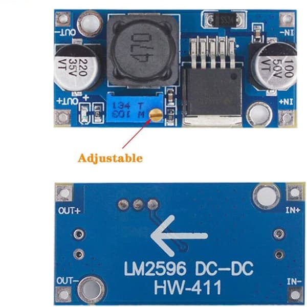 8 stk. LM2596S DC - DC højeffektiv spændingsregulator 3,2-35V t