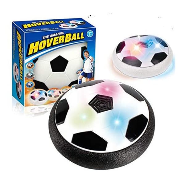 Svevende innendørsfotball med LED-lys