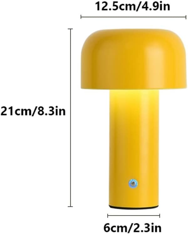 Touch Control USB-bordslampa, 3-vägs dimbar svampbordslampa