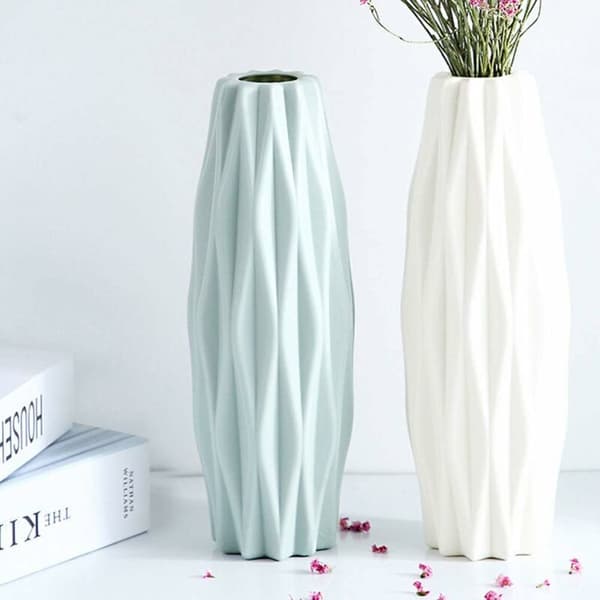 Blomster vaser, Grønn, moderne for hjem, stue, midtpunkter a