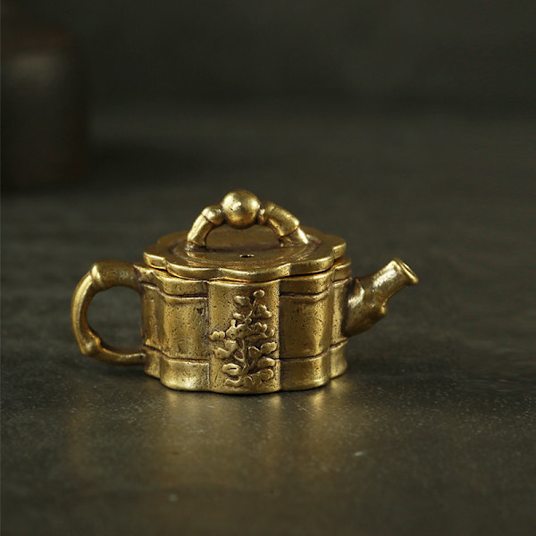 Hemdekoration Miniatyrfigur Prydnad Fengshui Mini Prydnad Tibetansk Buddhistisk Prydnad Koppar Vattenkanna Religiös Prydnad Tibetansk Prydnad Statyett Prydnader