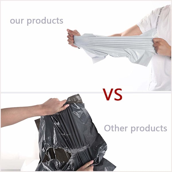 Plastpåsar för frakt, 100 st A4-fraktpåsar, 25 cm x 35 cm/10 tum x 14 tum, förpackning, kläder, förpackning, plastpåsar av polystyren