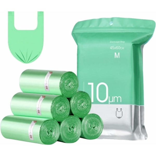 100 affaldsposer, 15-20L, ultra-resistente, lækagesikre, med håndtag