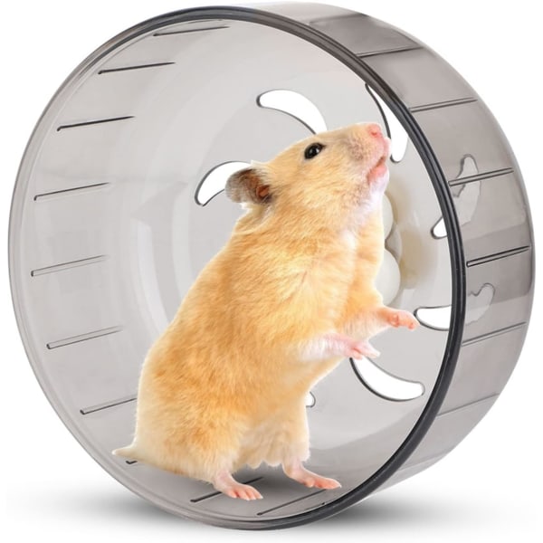 13CM Hamsterhjul Akryl Liten Husdjursdyna Husdjurs Motionshjul Löpning Leksak Leksaker Tyst Tvättbart Löpningshjul