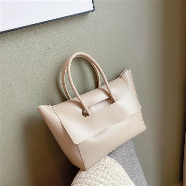 Handväskor Crossbody Väskor för Kvinnor Dam Stor Kapacitet Tote Väska Enkelt PU Läder Dam Axelväskor，Khaki，42*25*12cm