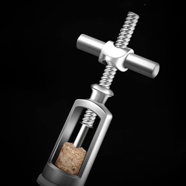 Cabilock Vinkorkfjerner Vinåbner Vinflaske Corkscrew Vinåbner Corkscrew Metal Vin