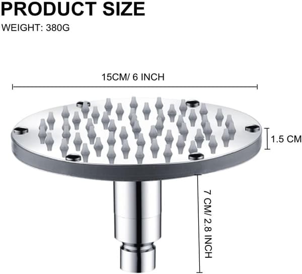 LED-dusjhode, LED-dusjhode med 7 farger, LED-regndusjhode, LED