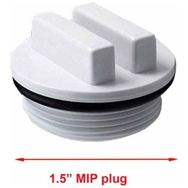 Filter afløb prop med O-ring 1,5 tommer pool vinterisering prop Po
