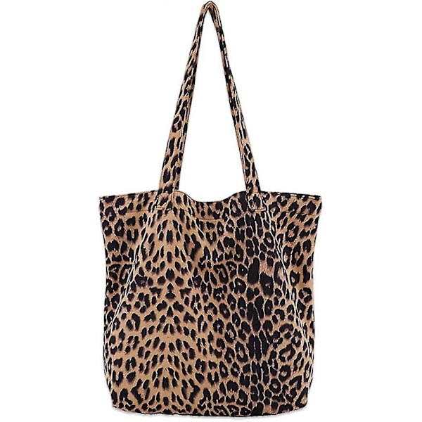 Værktøjstaske Blød Leopard Skuldertaske Stor Tote Håndtaske Pung Rejse Kvinders Taske