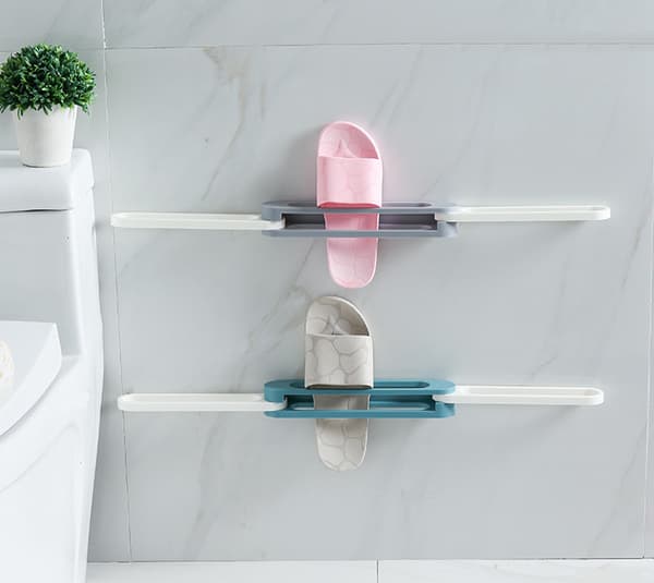 Multi-Foldable Bathroom Slipper Shelf Holder Vandtæt Badeværelse
