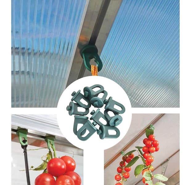 50 stk drivhusklips, holdbare plastklips for drivhus, planteflyt