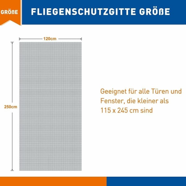 Myggenet Rulle 120 X 200 Cm, Myggenetstof Per Meter