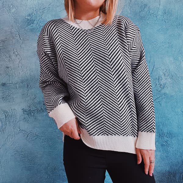 Oversized gensere for kvinner høst Trendy Crewneck Batwing Lang S
