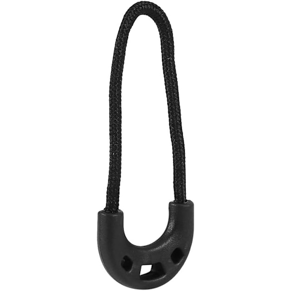 10-pack EDC Dragkedjekläppar för Ryggsäck och Kläder Svart