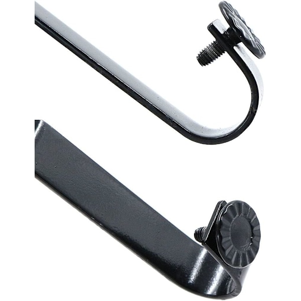 Pakke Gardinstang Loftbeslag, Gardinstang Beslag, Gardinstang Holdere, Gardinstang Vægbeslag, 22mm Indvendig Diameter