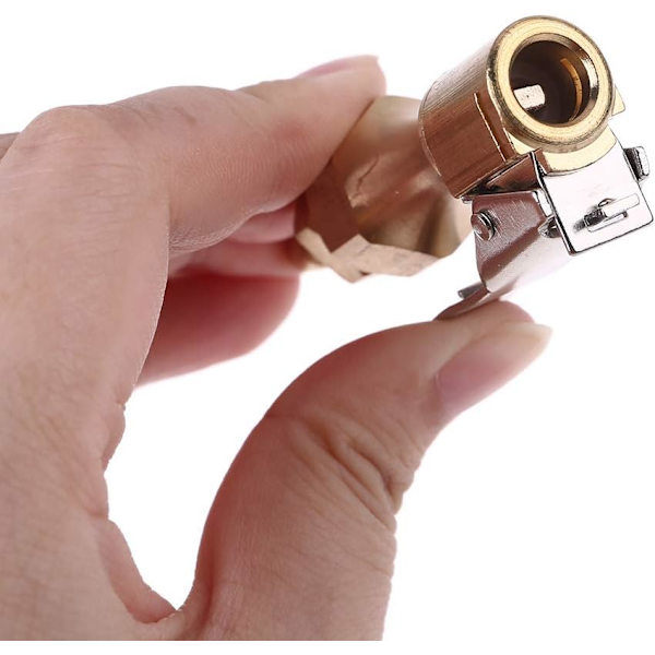 6,5 mm låsbar dekkchuck-klips luftfyller kompressoradapter koble til A