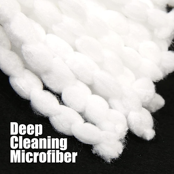 3-pakks mopphode kompatibel med O Cedar Easywring Spin Mop - mikrofiber dyprengjøring, maskinvaskbar og enkel å bytte