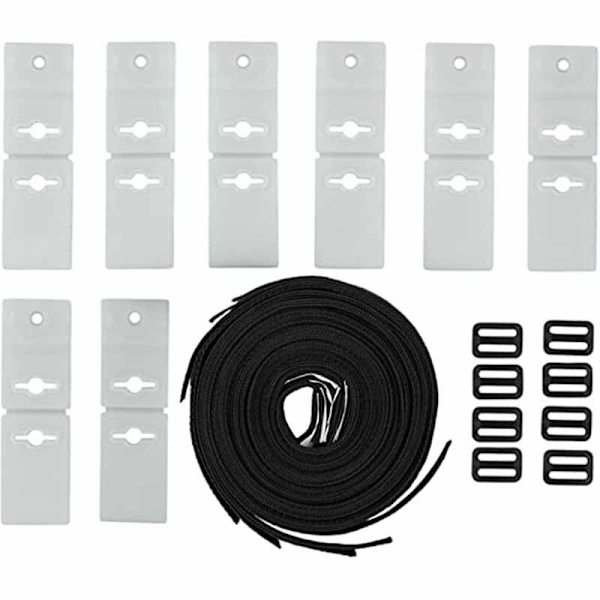 8-pack universella poolöverdrag i marken, poolpacki