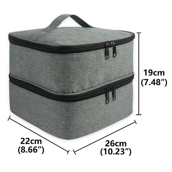 Neglelakk Oppbevaringsveske Nylon Bærbar Håndveske Organizer For Kosmetikk