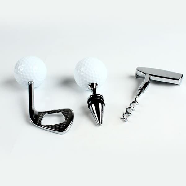 Pullonavaaja setti, golf-muotoinen korkkiruuvi - punaviinin pullonavaaja,