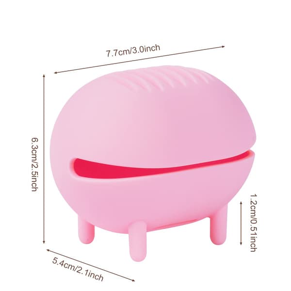 Makeup svampeholder, silikone blender etui makeup svampeholder