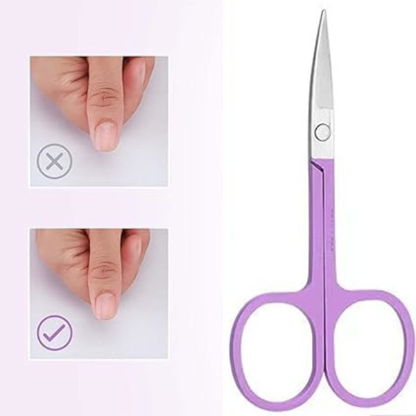 12-delad Manikyrset, Professionella Nagelklippare, Manikyrset för Kvinnor och Män, Nagelklippare för Tår, Reseset med Nagelklippare